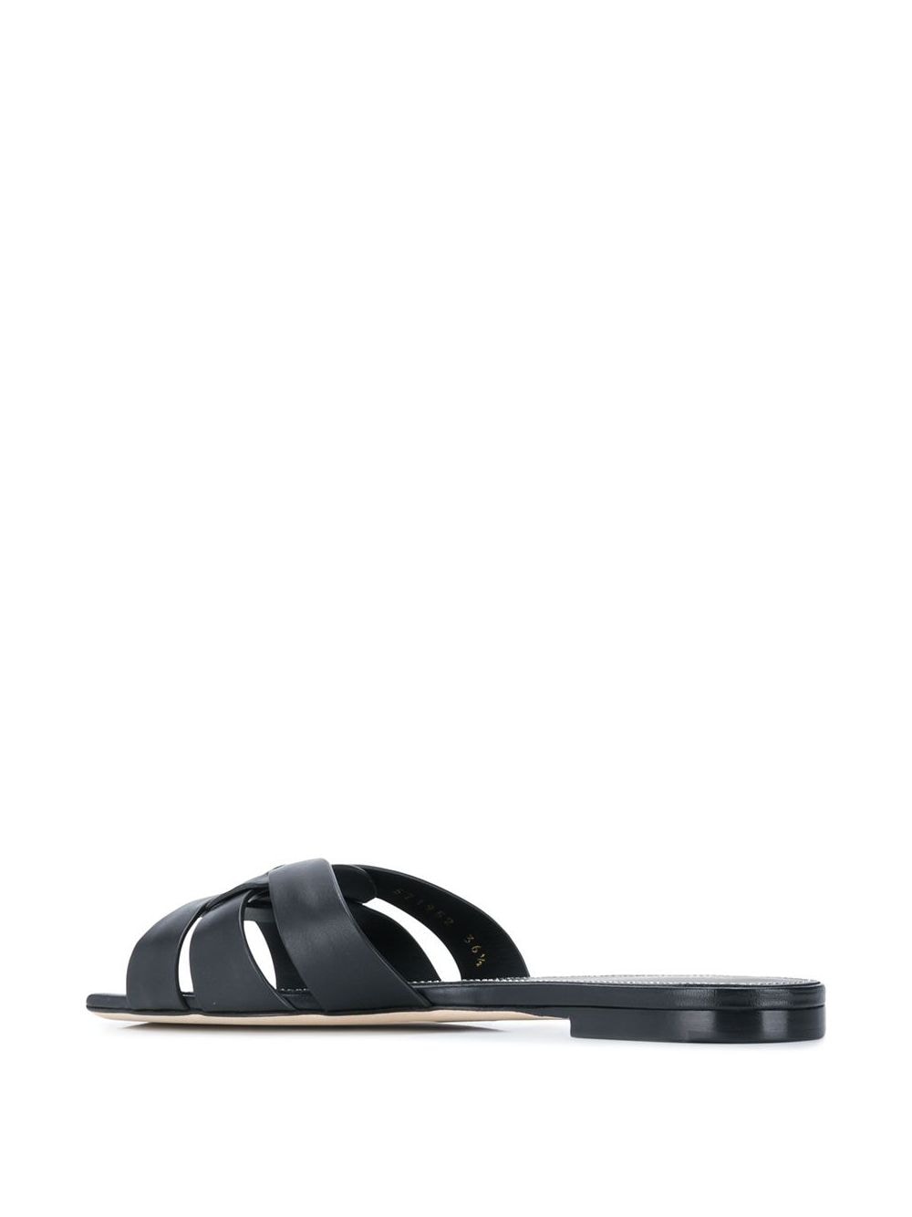 SAINT LAURENT 24SS Women's Sandals - Black Mule/Slipper Combo