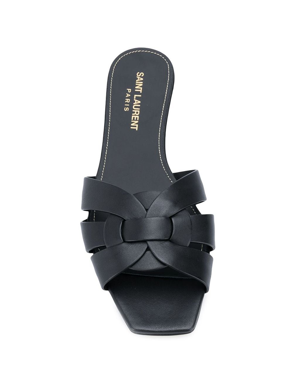 SAINT LAURENT 24SS Women's Sandals - Black Mule/Slipper Combo