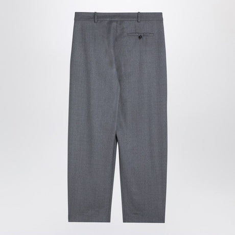 STELLA MCCARTNEY Chic Light Grey Wool Trousers