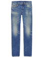 SAINT LAURENT Deauville Blue Low-Rise Slim Fit Jeans - Size US 32