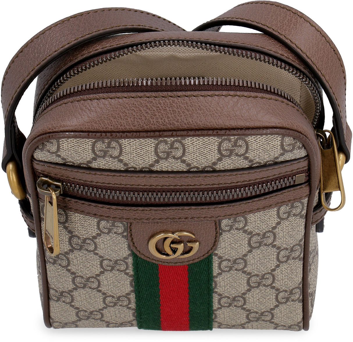 GUCCI Beige Ophidia Shoulder Handbag for Men - SS24 Collection