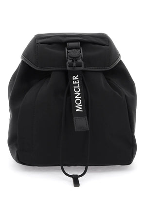 MONCLER Mini Nylon Drawstring Backpack with Magnetic Closure