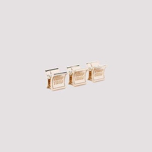 MIU MIU Elegant Mini Brass Hair Clip