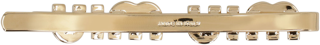 MIU MIU Elegant Brass Hair Clip