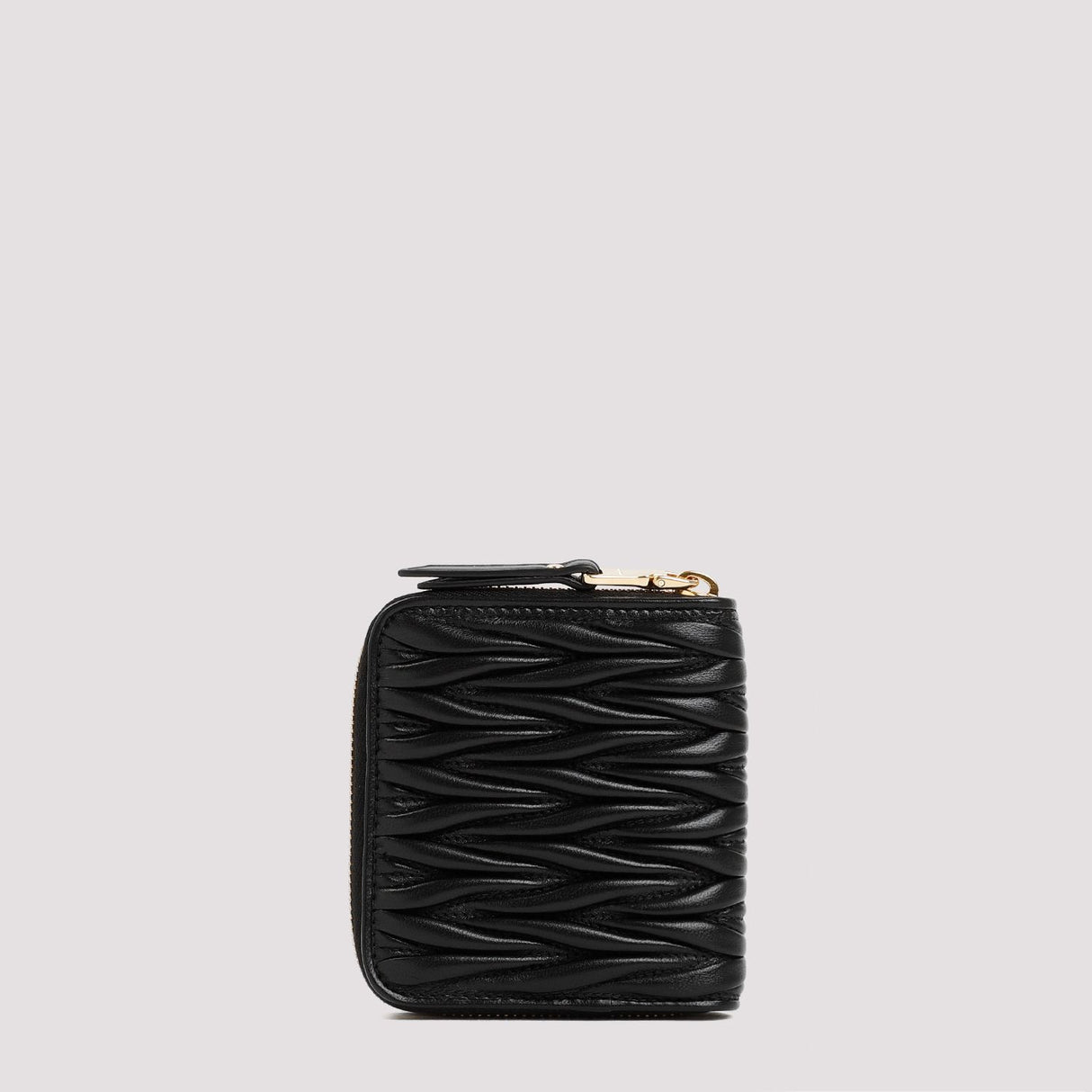 MIU MIU Mini Zip Wallet - Effortless Chic and Versatile