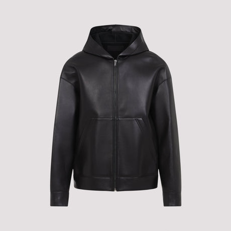 VALENTINO Men's Leather Bomber Jacket