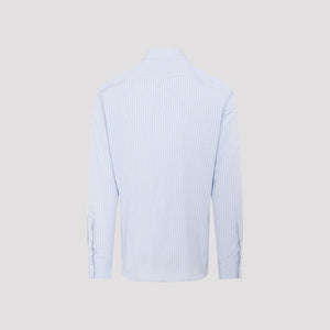 VALENTINO Regimental Striped Cotton Shirt