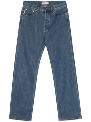 VALENTINO High-Rise Baggy Jeans in Blue