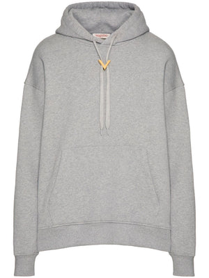 VALENTINO Metallic V Detail Hoodie