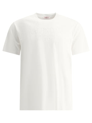 VALENTINO Classic Rubberized Logo Cotton Tee