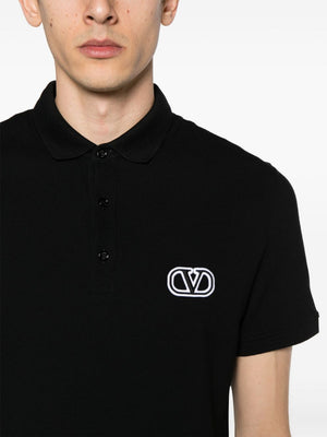 VALENTINO Signature VLogo Cotton Polo