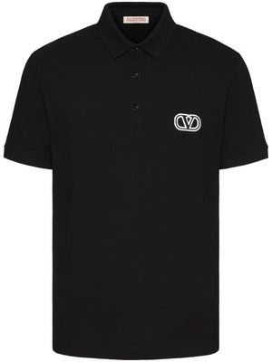 VALENTINO Signature VLogo Cotton Polo