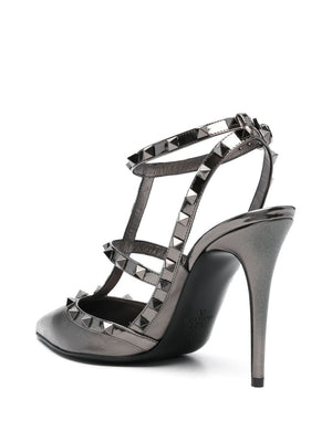 VALENTINO GARAVANI High-Impact Rockstud Leather Pumps with Stiletto Heel