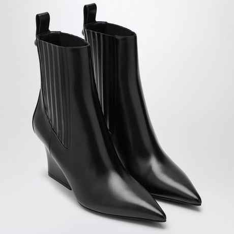 VALENTINO GARAVANI Pointed Toe Swivel Detail Boot