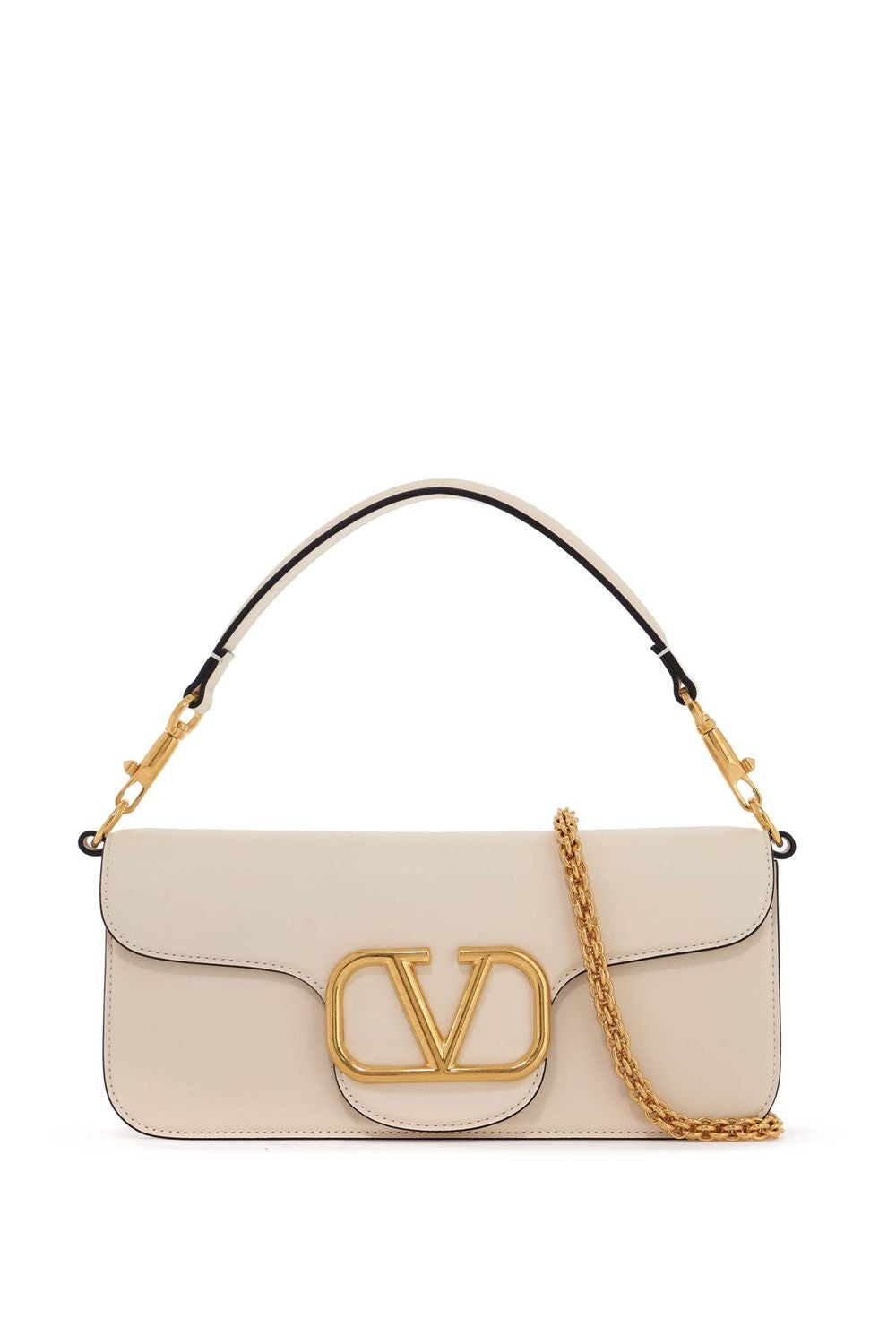 VALENTINO GARAVANI Mini Leather Shoulder Handbag with Iconic Logo