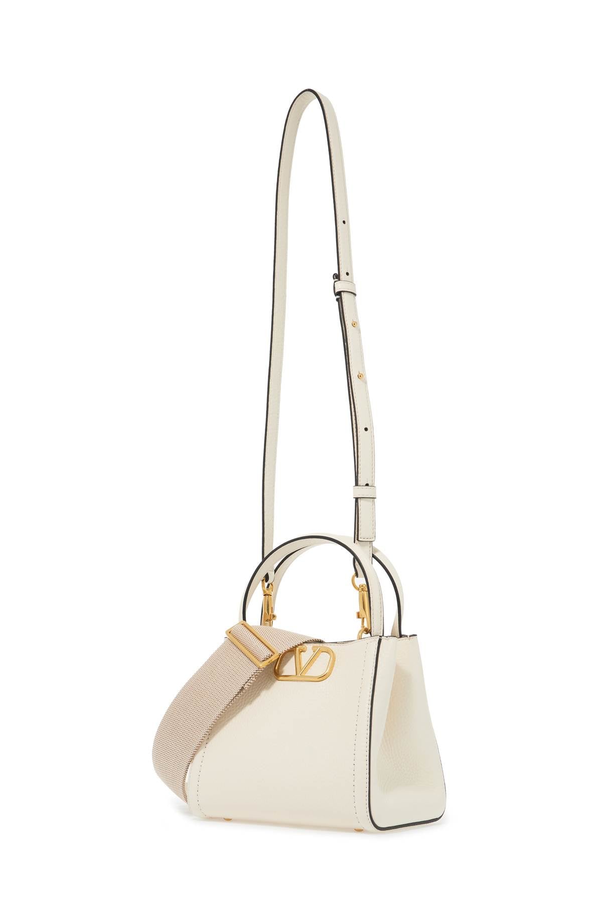 VALENTINO GARAVANI AllTime Classic Hammered Leather Tote with VLogo