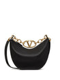 VALENTINO Mini Half Moon Zip Logo Handbag