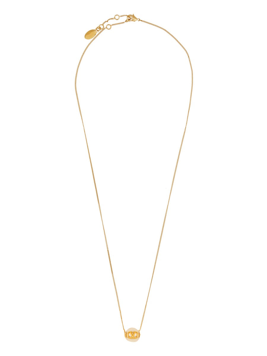 VALENTINO GARAVANI Signature Logo Necklace