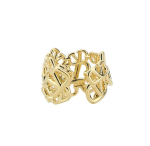 VALENTINO Iconic Gold Ring for Women - FW24 Collection