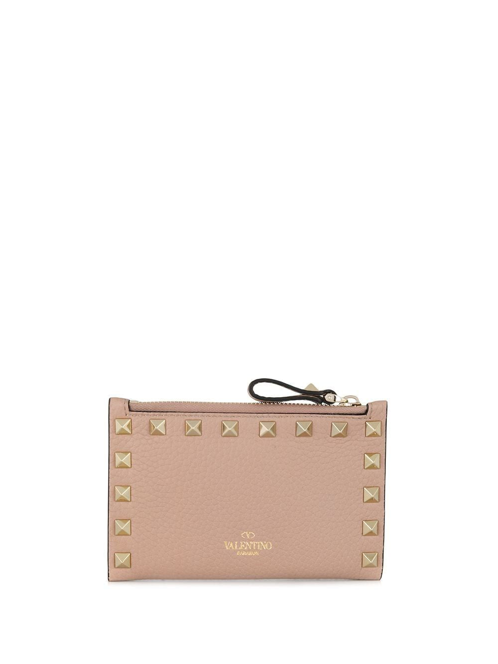 VALENTINO Rockstud Mini Leather Wallet