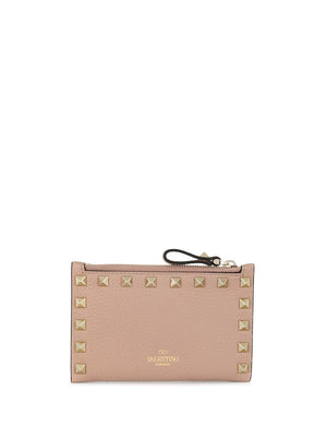 VALENTINO Rockstud Mini Leather Wallet