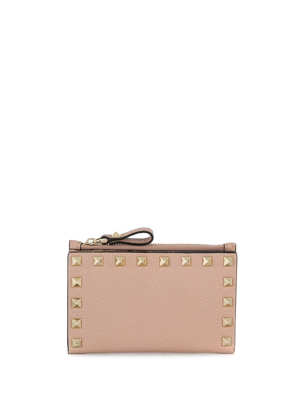 VALENTINO Rockstud Mini Leather Wallet