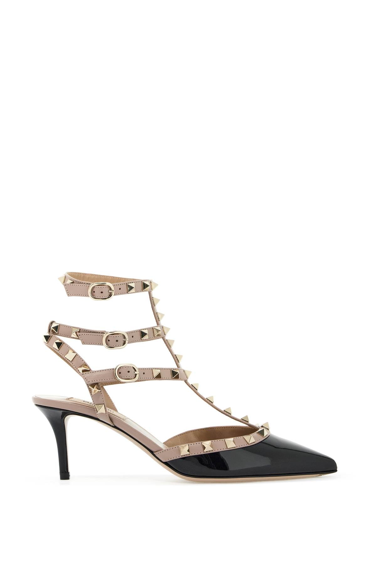 VALENTINO GARAVANI Studded Slingback Patent Leather Pumps