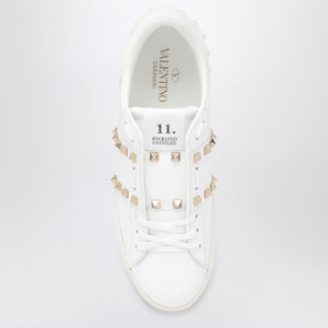 VALENTINO GARAVANI Chic Rockstud White Sneakers