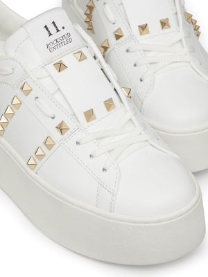 VALENTINO GARAVANI Elegant Studded Retro Platform Sneakers