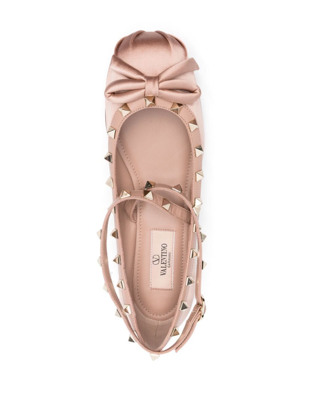 VALENTINO Elegant Pink Ballerina Shoes for Women - Fall/Winter Collection 2024