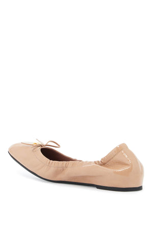 VALENTINO GARAVANI Signature Patent Leather Ballerina Flats