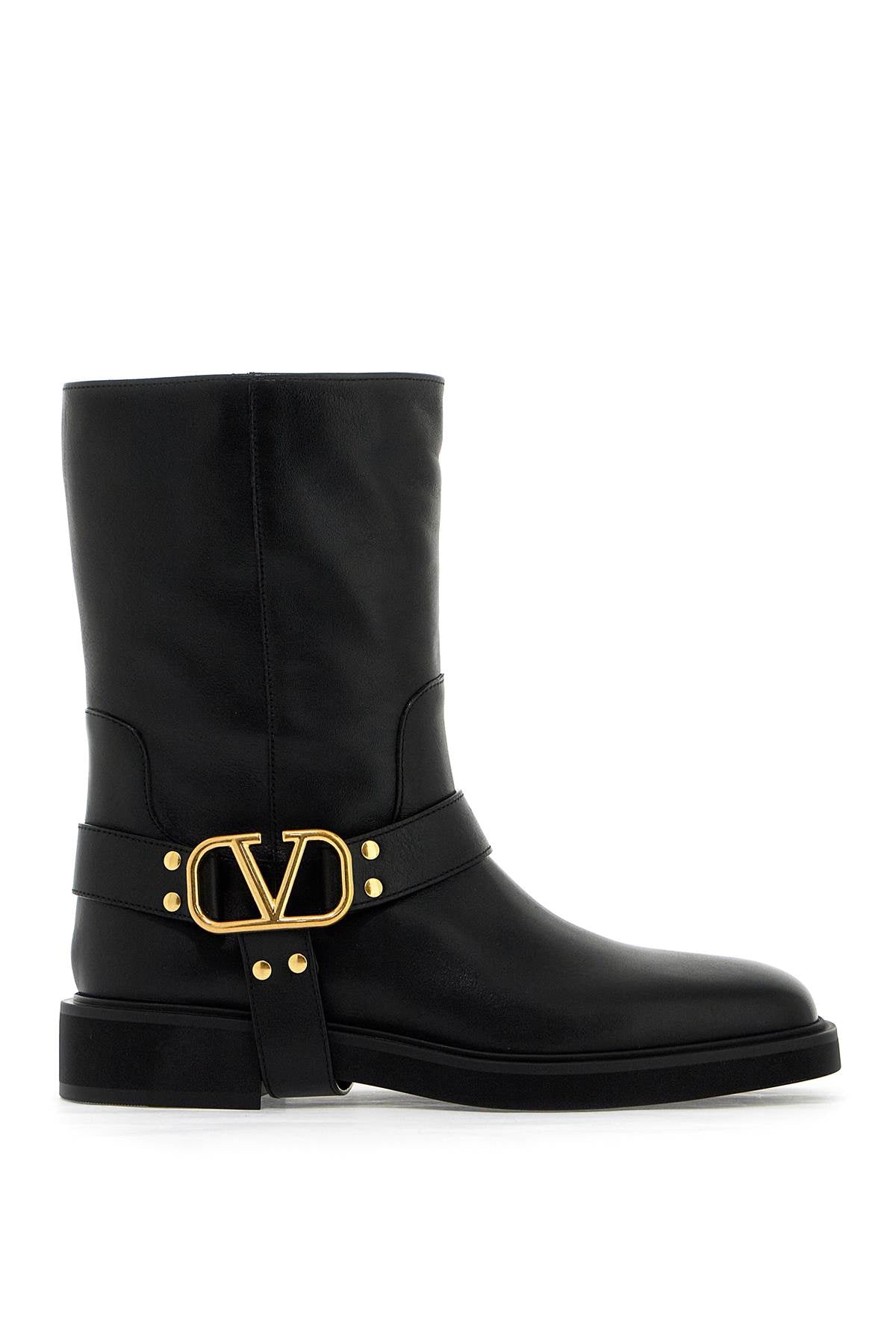 VALENTINO Signature Mini Biker Boots 30mm