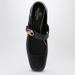 VALENTINO Chic Leather Ballerina Flats