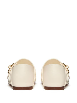 VALENTINO Elegant Mary-Jane Ballet Flats with VLogo Closure