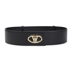 VALENTINO GARAVANI Elegant VLogo 6cm Leather Belt