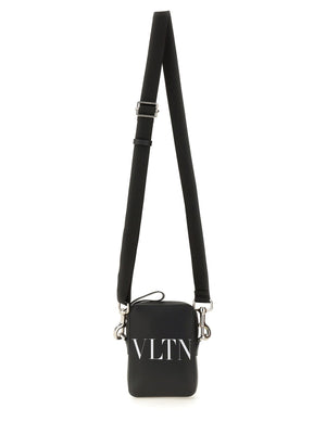 VALENTINO GARAVANI Mini Leather Crossbody Bag for Men