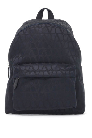 VALENTINO GARAVANI Iconograph Nylon Backpack with Adjustable Straps