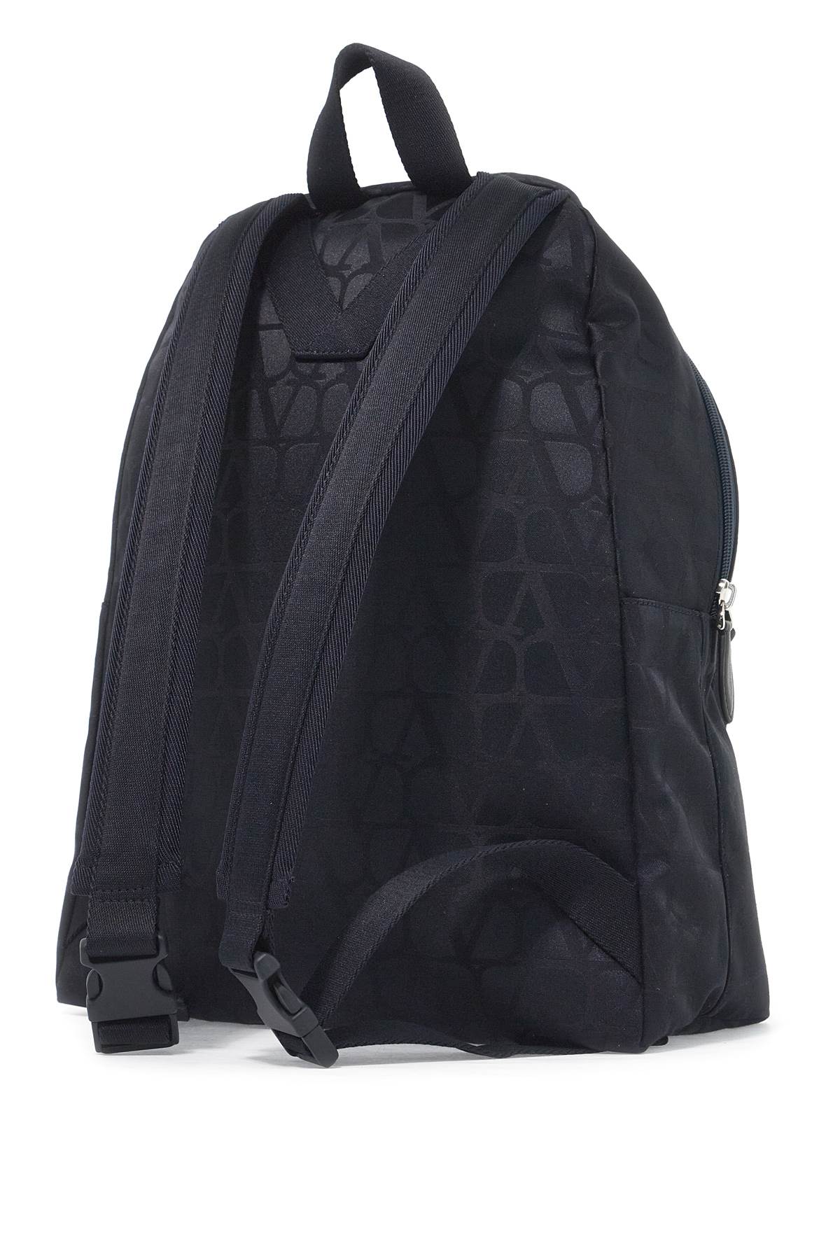 VALENTINO GARAVANI Iconograph Nylon Backpack with Adjustable Straps