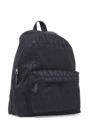 VALENTINO GARAVANI Iconograph Nylon Backpack with Adjustable Straps