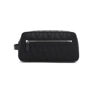 VALENTINO GARAVANI Chic Unisex Mini Washbag 10"x5"x4"