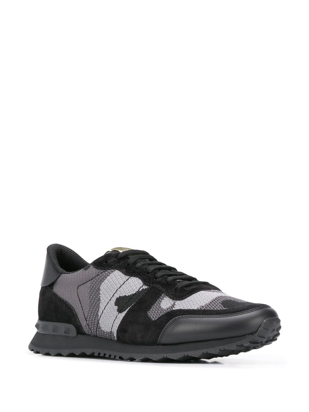 VALENTINO GARAVANI Elite Black Leather Sneakers