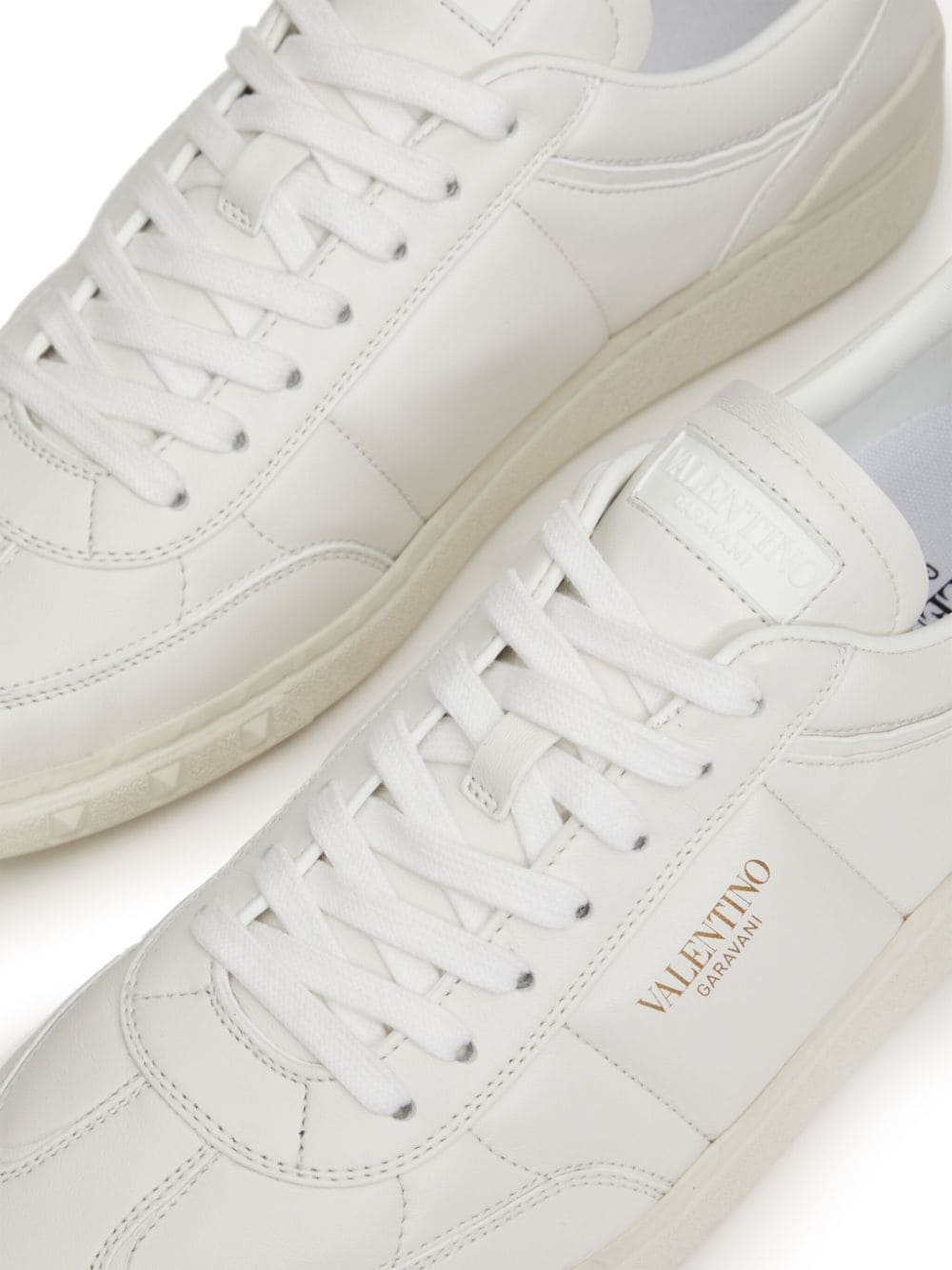 VALENTINO GARAVANI UpVillage Leather Sneakers in White