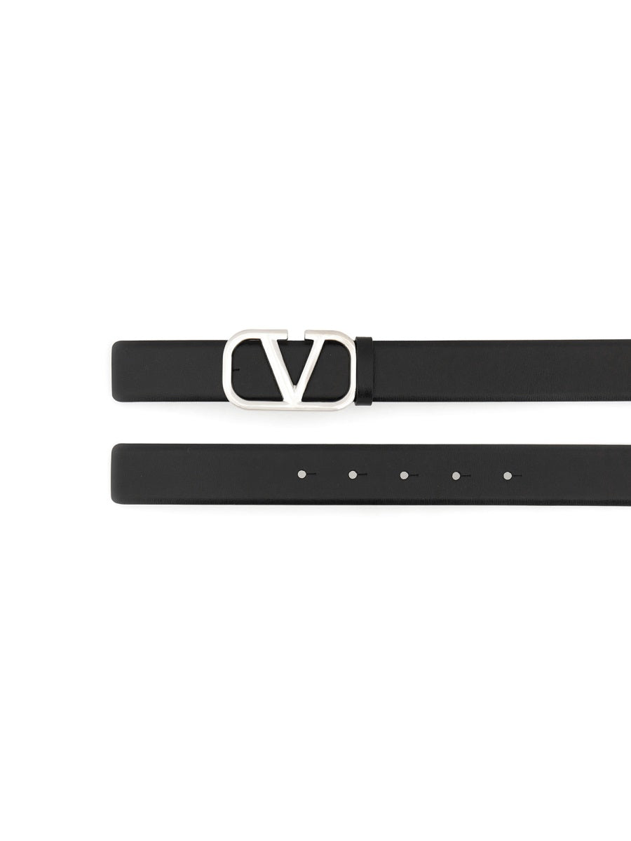 VALENTINO GARAVANI Signature Leather Belt for Men