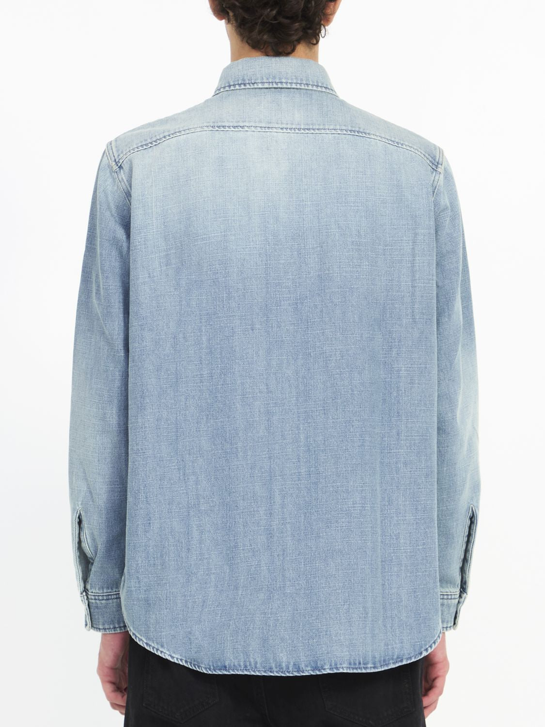 SAINT LAURENT Classic Denim Shirt for Men - SS24