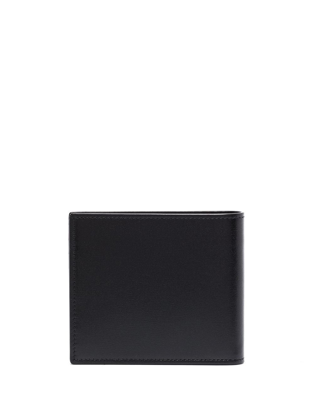 SAINT LAURENT Luxury Bifold Wallet for Men - Black Calfskin Leather