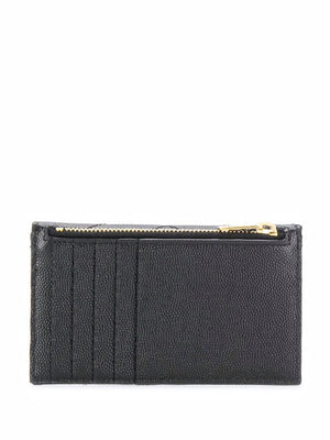 SAINT LAURENT Luxurious Nero Flap Card Case for Women