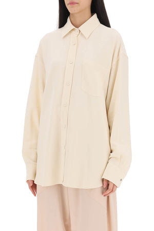 STELLA MCCARTNEY Oversized Crepe Shirt for Women - Sustainable and Stylish