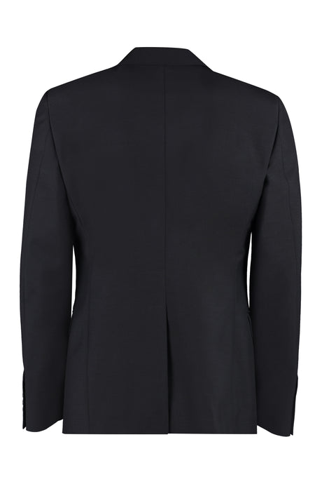 ALEXANDER MCQUEEN Men's Single-Breasted Mohair and Wool Jacket for SS23