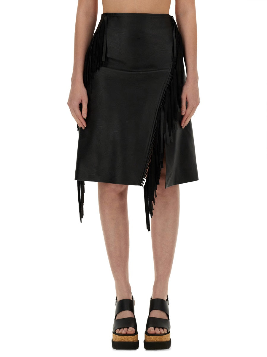 STELLA MCCARTNEY Chic Fringed Skirt - Size 40 IT