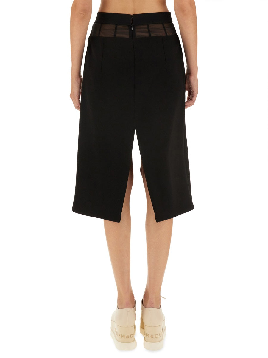 STELLA MCCARTNEY Wool Midi Skirt 40